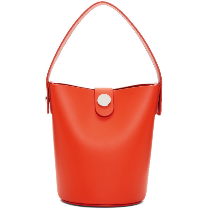 Sophie Hulme Orange Nano Swing Bucket Bag