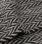 Anonymous Ism - Herringbone Knitted Socks - Gray