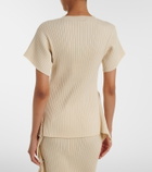 Stella McCartney Ribbed-knit cotton top