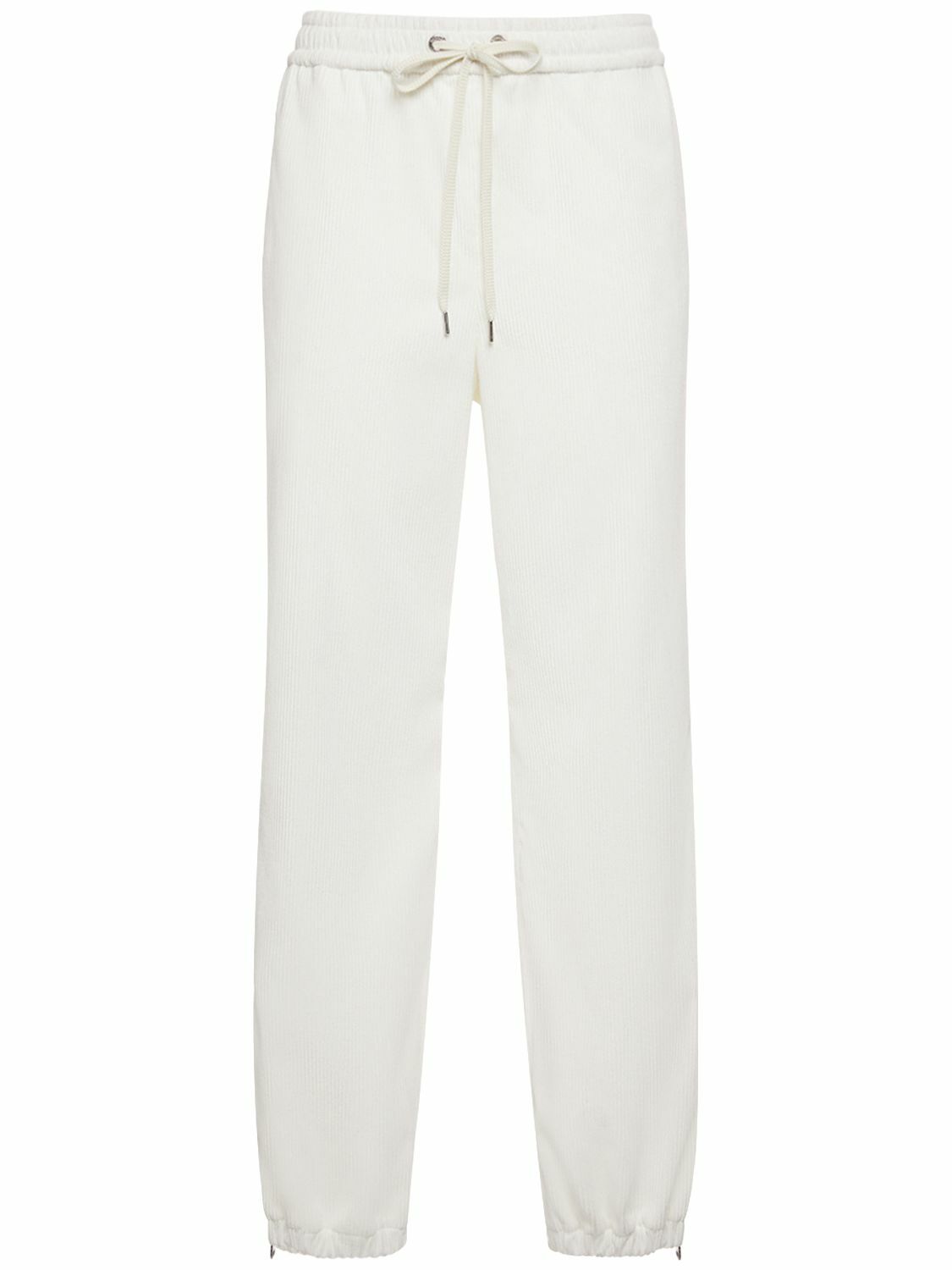 Moncler Beige Cotton Athletic Pants main image 0