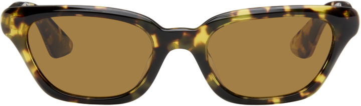 Photo: KHAITE Brown Oliver Peoples Edition 1983C Sunglasses