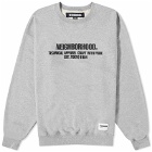Neighborhood Men's Classic Crew Sweater in Grey