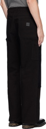 Andersson Bell Black Carpenter Wide-Leg Jeans