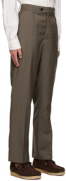 mfpen Brown Formal Trousers