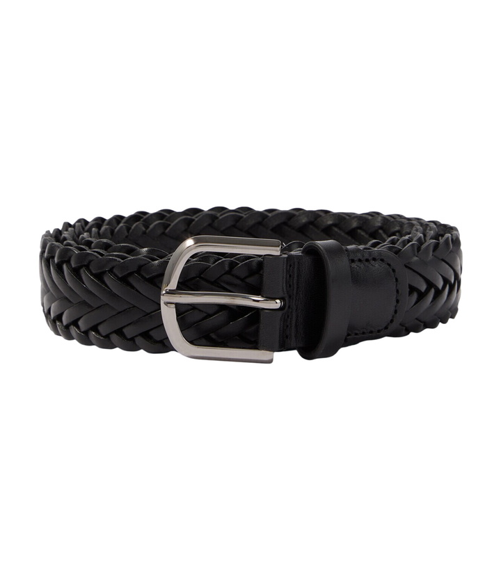 Photo: Giorgio Armani Braided leather belt