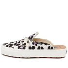 Vans UA Style 53 Mule DX Sneakers in White/Leopard