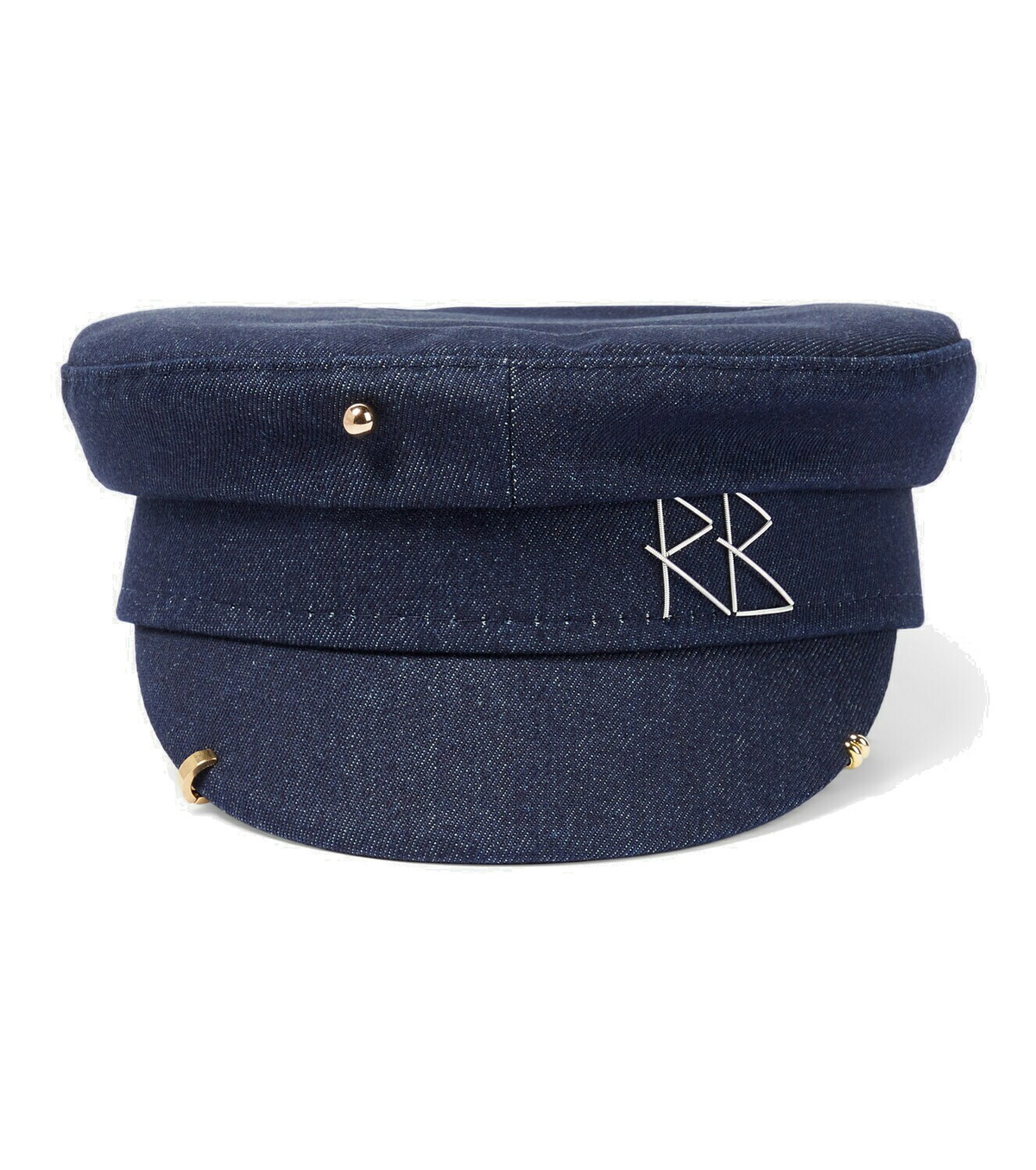 Ruslan Baginskiy Baker Boy Cap Dark Navy Blue Large Ruslan Baginskiy Cotton baker boy hat Ruslan Baginskiy main image 3