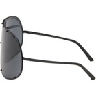 Rick Owens Black Shield Sunglasses
