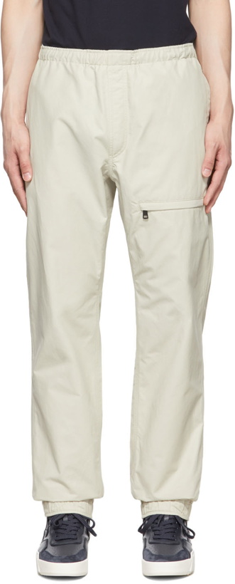 Photo: Moncler Beige Cotton Trousers