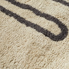 Ferm Living Lay Washable Mat in Off-White/Coffee