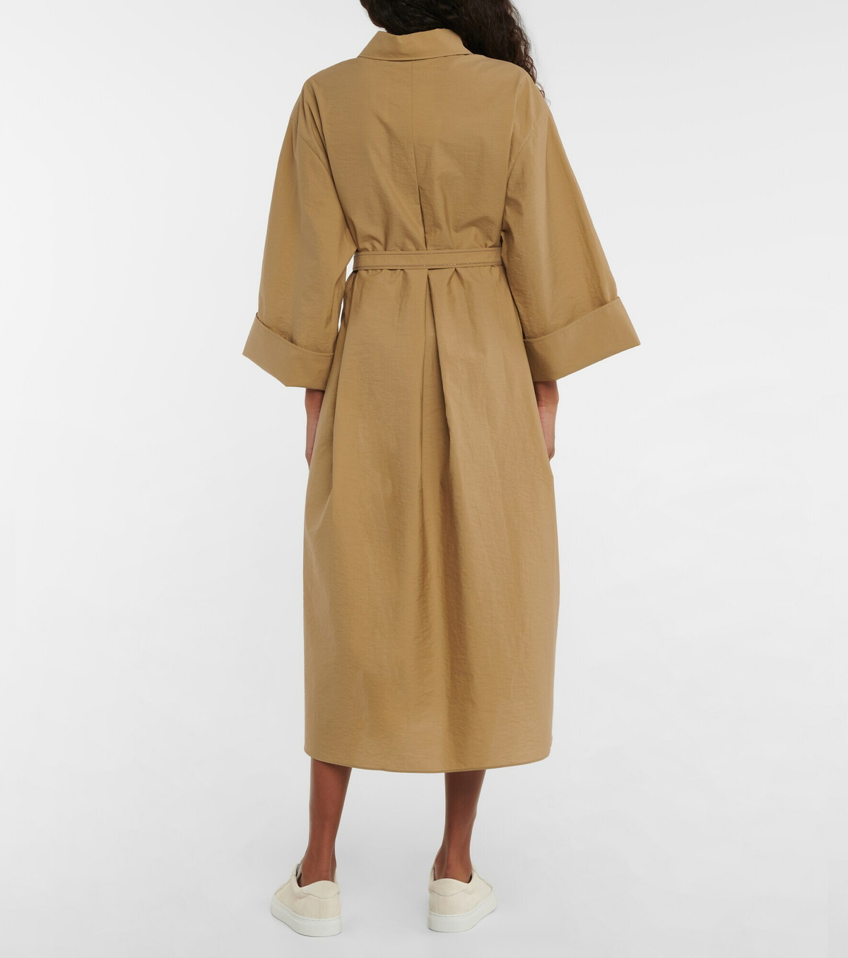 Brunello Cucinelli - Cotton-blend shirt dress Brunello Cucinelli