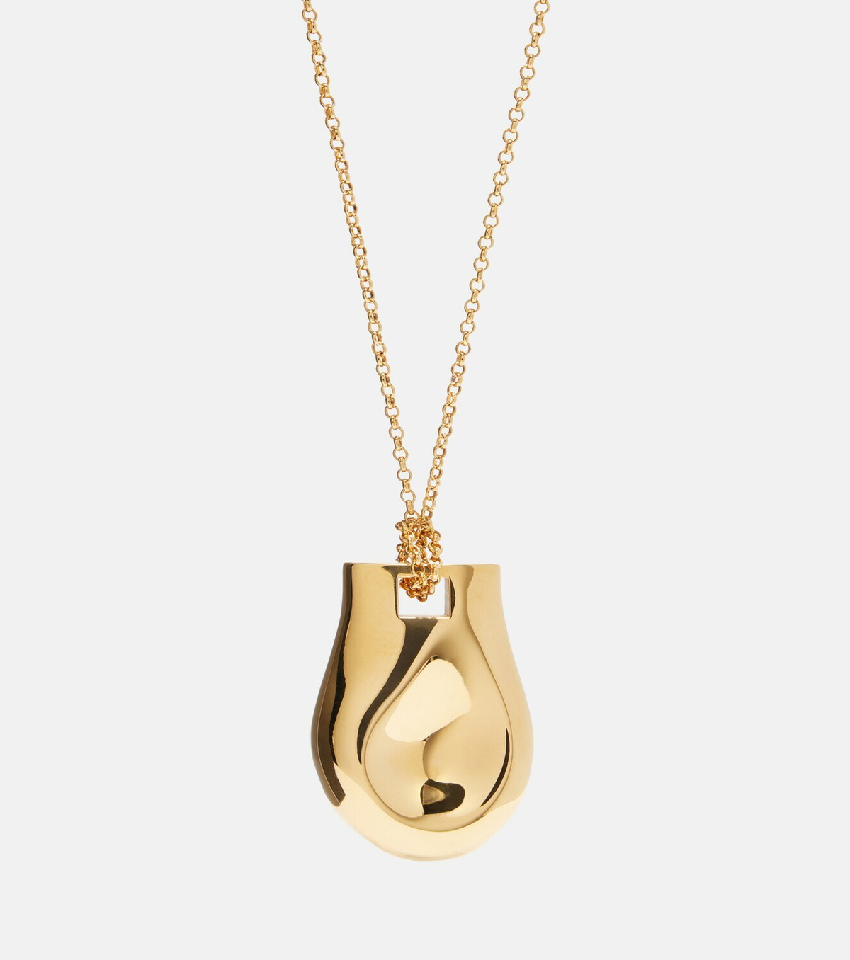 Khaite Keefe 18kt gold-plated pendant necklace