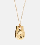 Khaite Keefe 18kt gold-plated pendant necklace