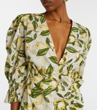 Adriana Degreas Printed cotton-blend minidress