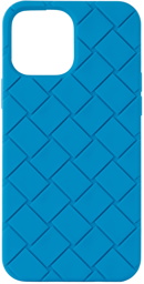 Bottega Veneta Blue Intreccio iPhone 13 Pro Max Case