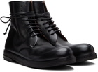 Marsèll Black Zucca Zeppa Lace-Up Boots