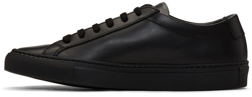 Common Projects Black Original Achilles Low Sneakers