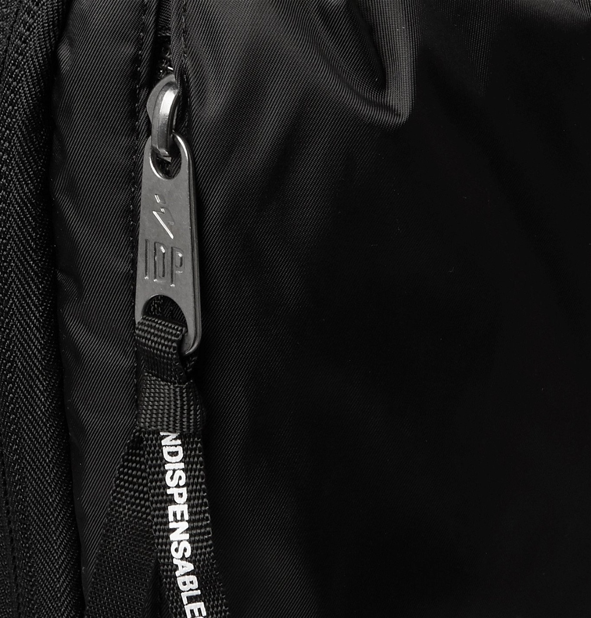 Indispensable - Webbing-Trimmed Econyl Backpack - Black Indispensable
