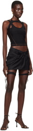 SRVC Black Staff Miniskirt