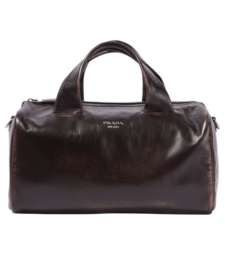 Photo: Prada Small leather duffel bag