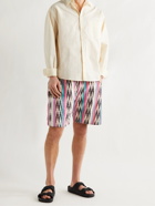 ISABEL MARANT - Ihelan Striped Cotton-Jacquard Drawstring Shorts - Neutrals