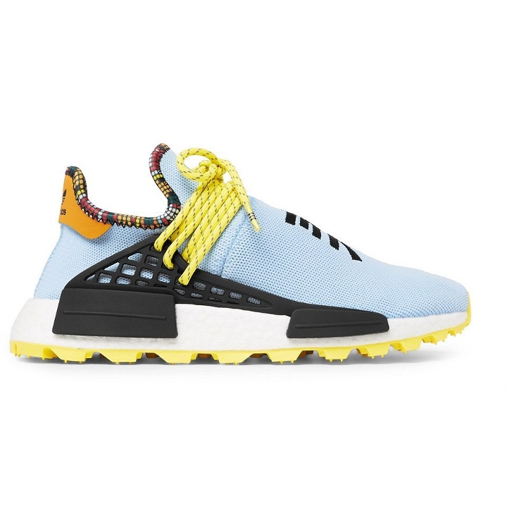 Photo: adidas Consortium - Pharrell Williams Hu NMD Primeknit Sneakers - Blue