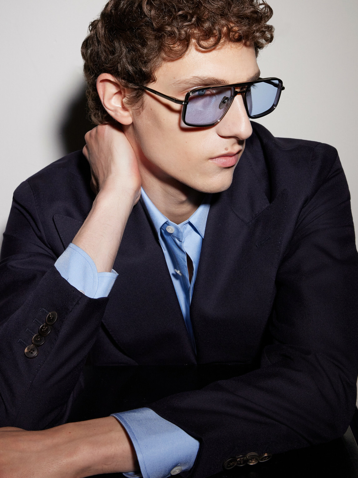Jacques Marie Mage - Earl Aviator-Frame Titanium Sunglasses