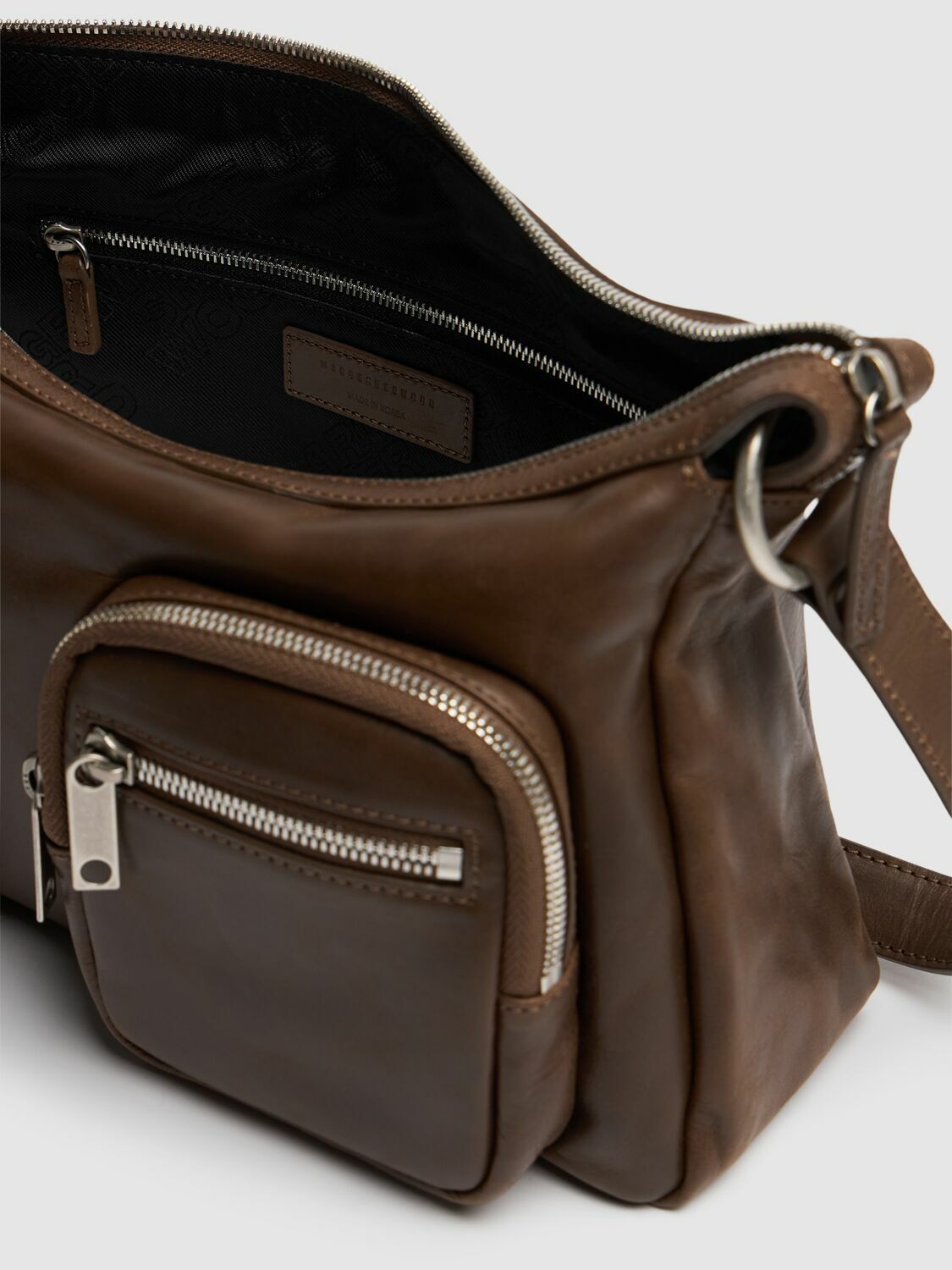 MARGE SHERWOOD Outpocket Hobo Leather Shoulder Bag
