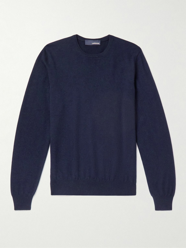 Photo: Lardini - Cashmere Sweater - Blue