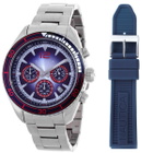 Nautica Key Biscane Chronograph Quartz Blue Dial Mens Watch Box Set NAPKBF302