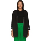 Kenzo Black Sport Long Cardigan