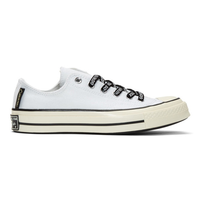 Photo: Converse White Gore-Tex Chuck 70 OX Sneakers