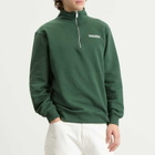 Palmes Men's Remember Zip Sweatshirt in Dark Green