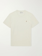 Polo Ralph Lauren - Logo-Embroidered Cotton-Jersey T-Shirt - Neutrals