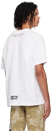 AAPE by A Bathing Ape White Patch T-Shirt