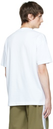 Palm Angels White Sprayed Palm T-Shirt