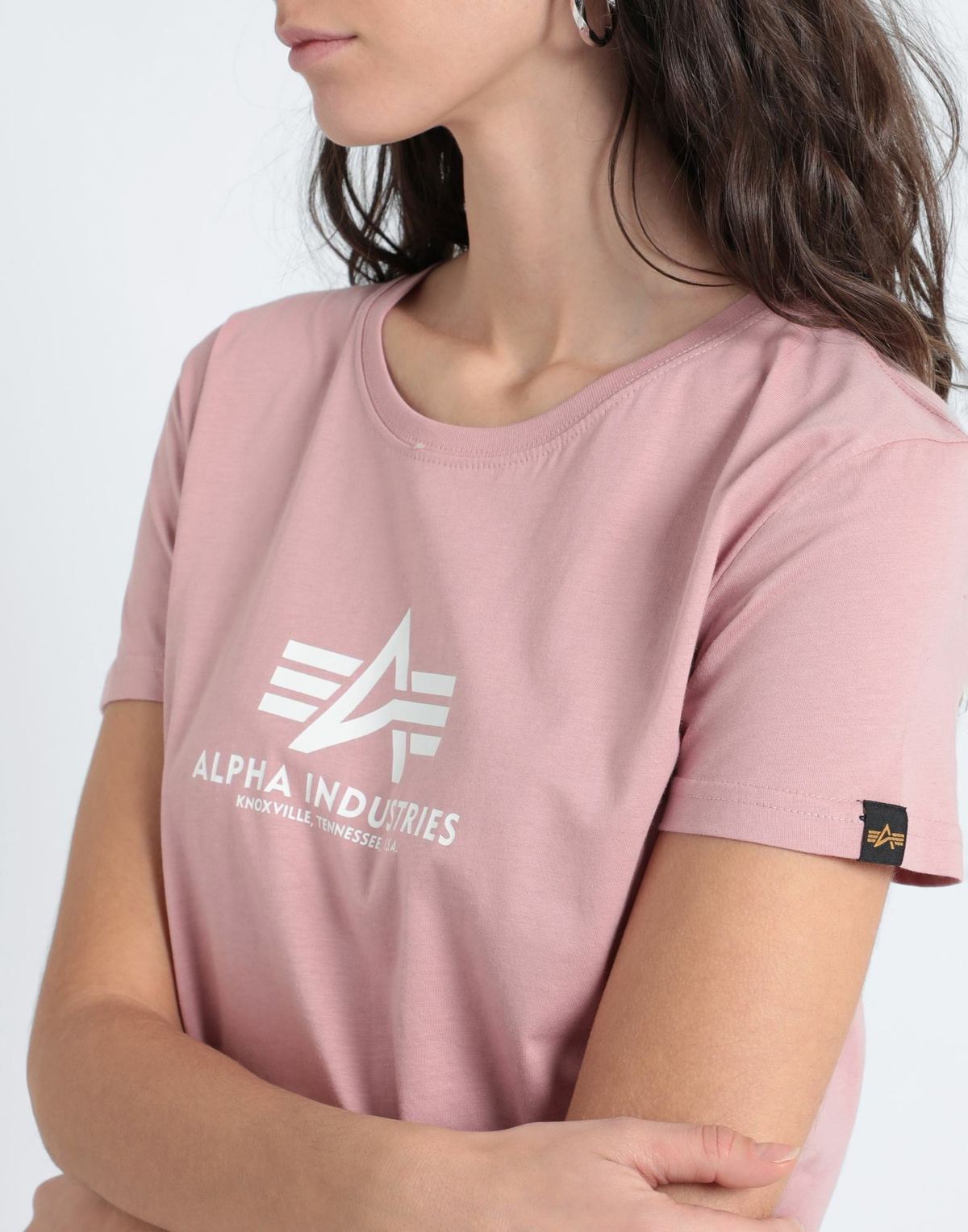 Alpha Industries Womens T-shirt in Pink