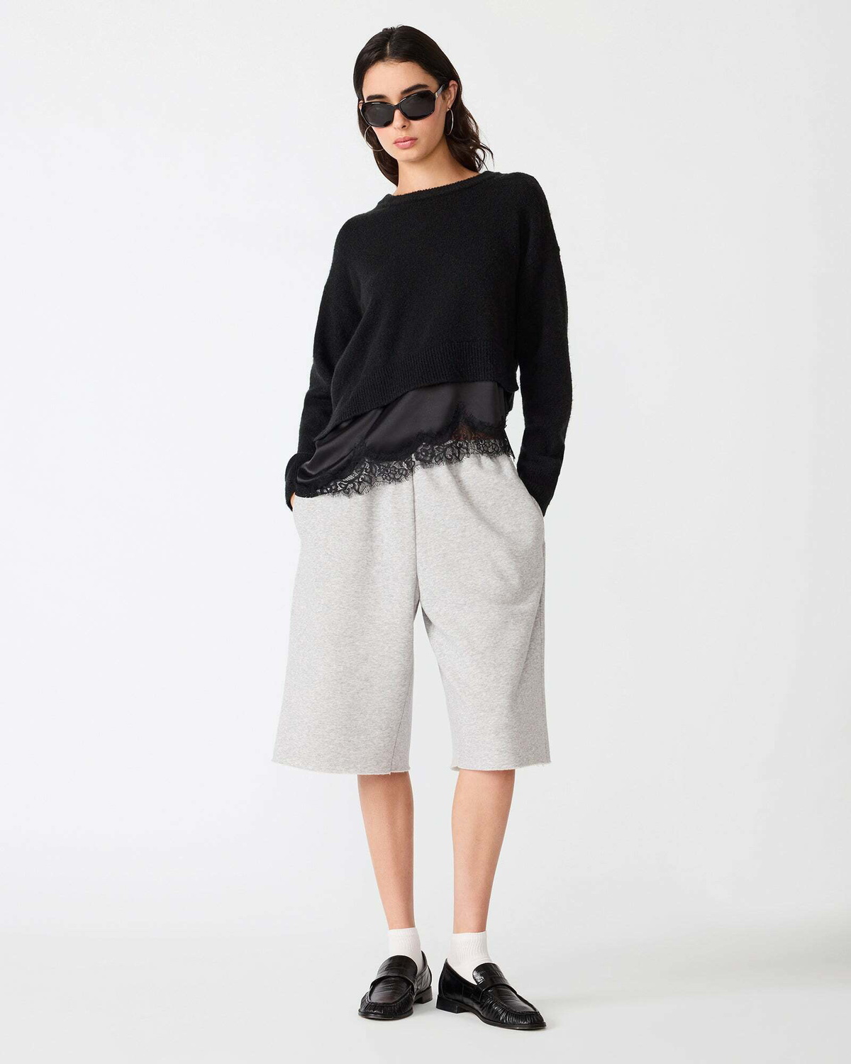 Steve Madden Aries Sweater in Black