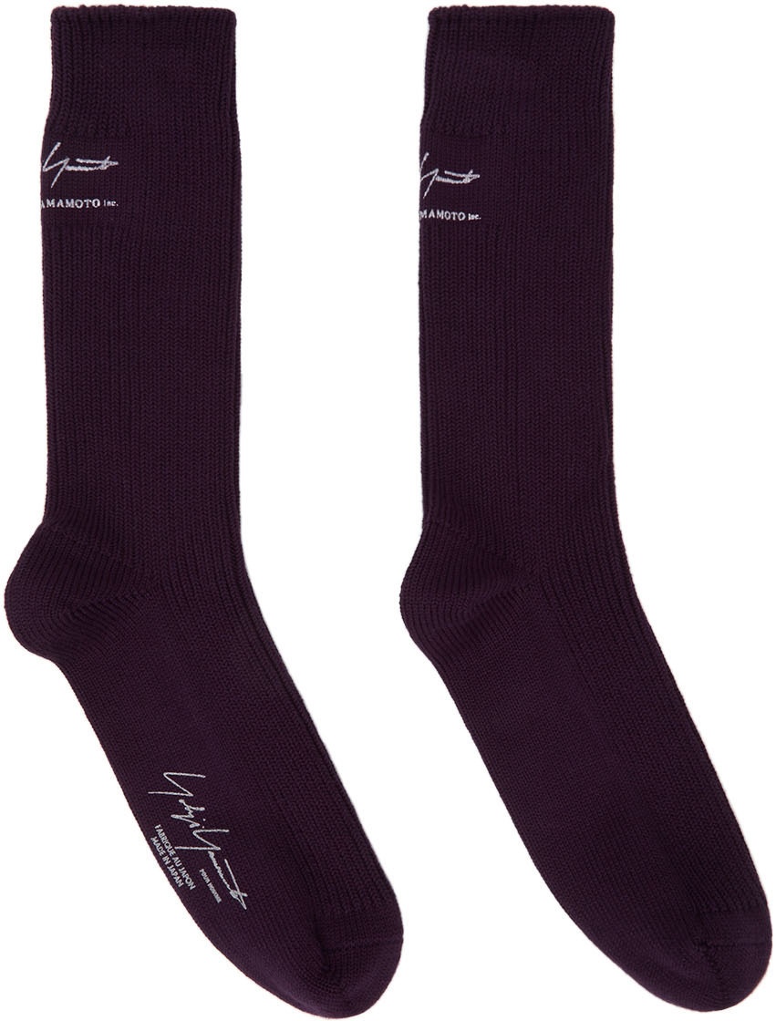 Photo: Yohji Yamamoto Purple Military Socks