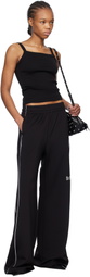 We11done Black Logo Track Pants