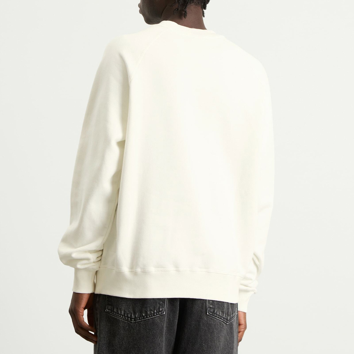 Diadora Men's x Palmes Legacy Crew Sweat in Snow White