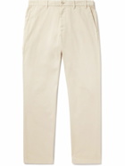 Norse Projects - Aros Slim-Fit Straight-Leg Cotton-Blend Twill Trousers - Neutrals