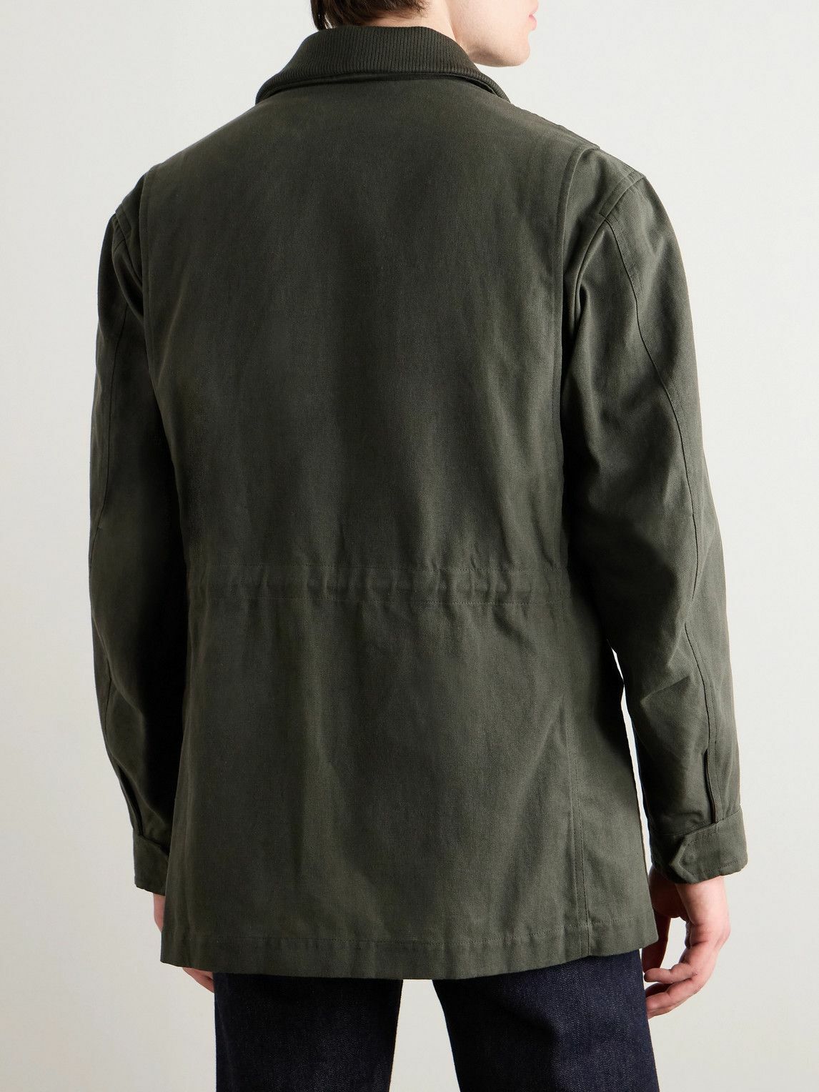 Purdey - Range Cotton and Linen-Blend Parka - Green