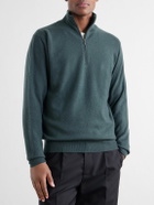 Massimo Alba - Liam Cashmere Half-Zip Sweater - Green