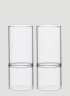 Set Of Two Revolution Liqueur And Espresso Glass in Transparent