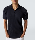 Homme Plissé Issey Miyake Basics pleated polo shirt