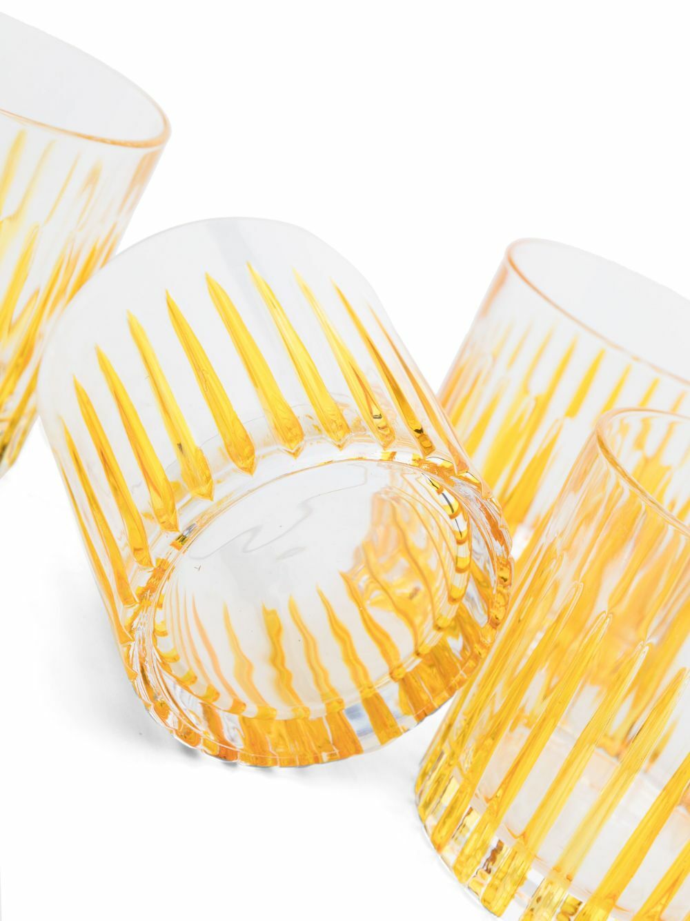 Les-Ottomans Yellow Crystal Water Glass Set