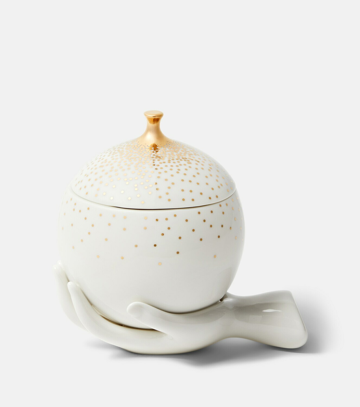 Jonathan Adler Gilded Eve porcelain container