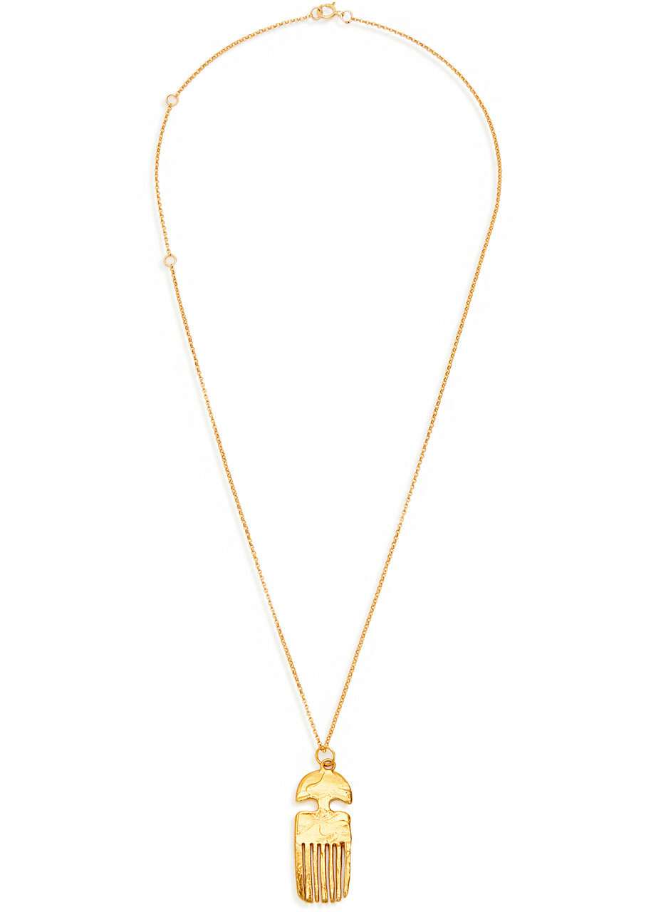 Alighieri The Vanity Comb 24kt Gold-plated Necklace - One Size