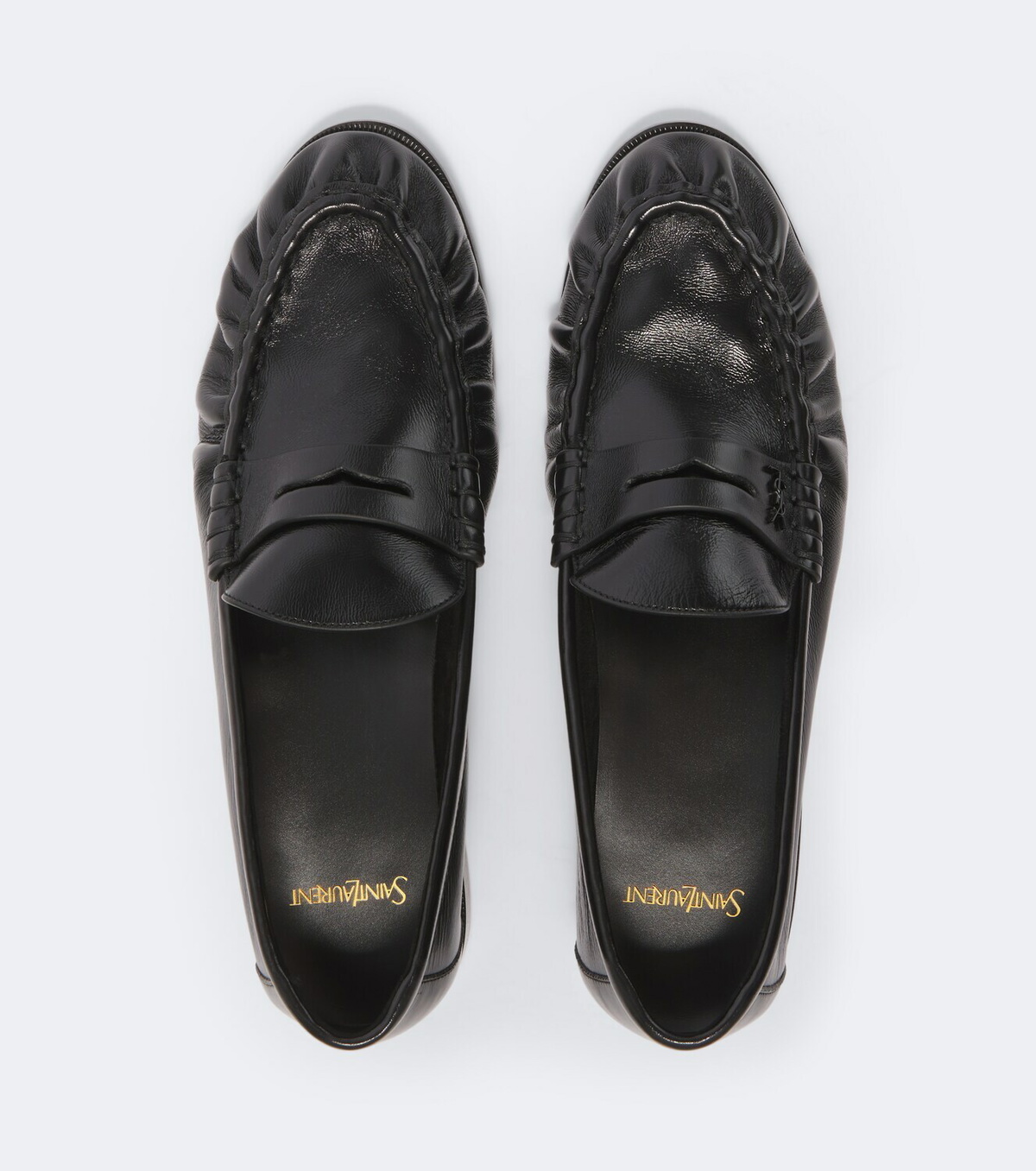 Saint Laurent Le Loafer Supple leather penny loafers